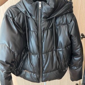 Zara Black Puffer Jacket